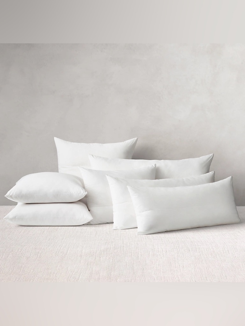 RH | Lux Indoor/Outdoor Pillow Insert 13”x21”